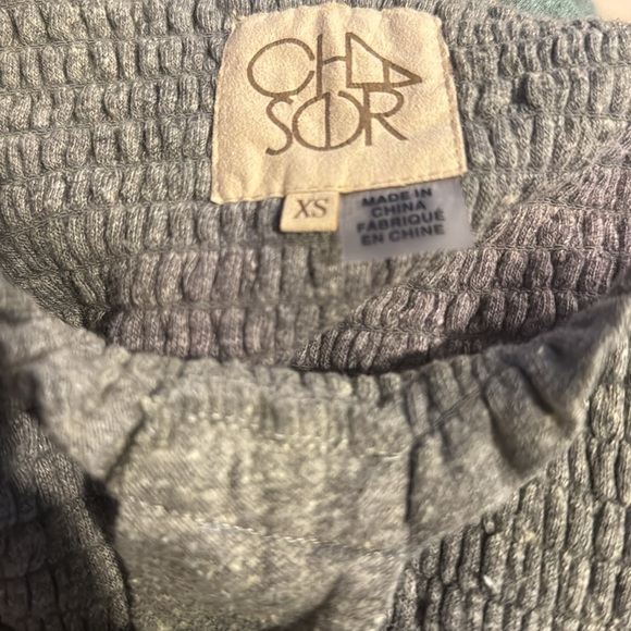 E Chaser Reach Yoga Lounge Pant. Smocked bodice color washed jumpsuit. NWT. XS. - Picture 4 of 6